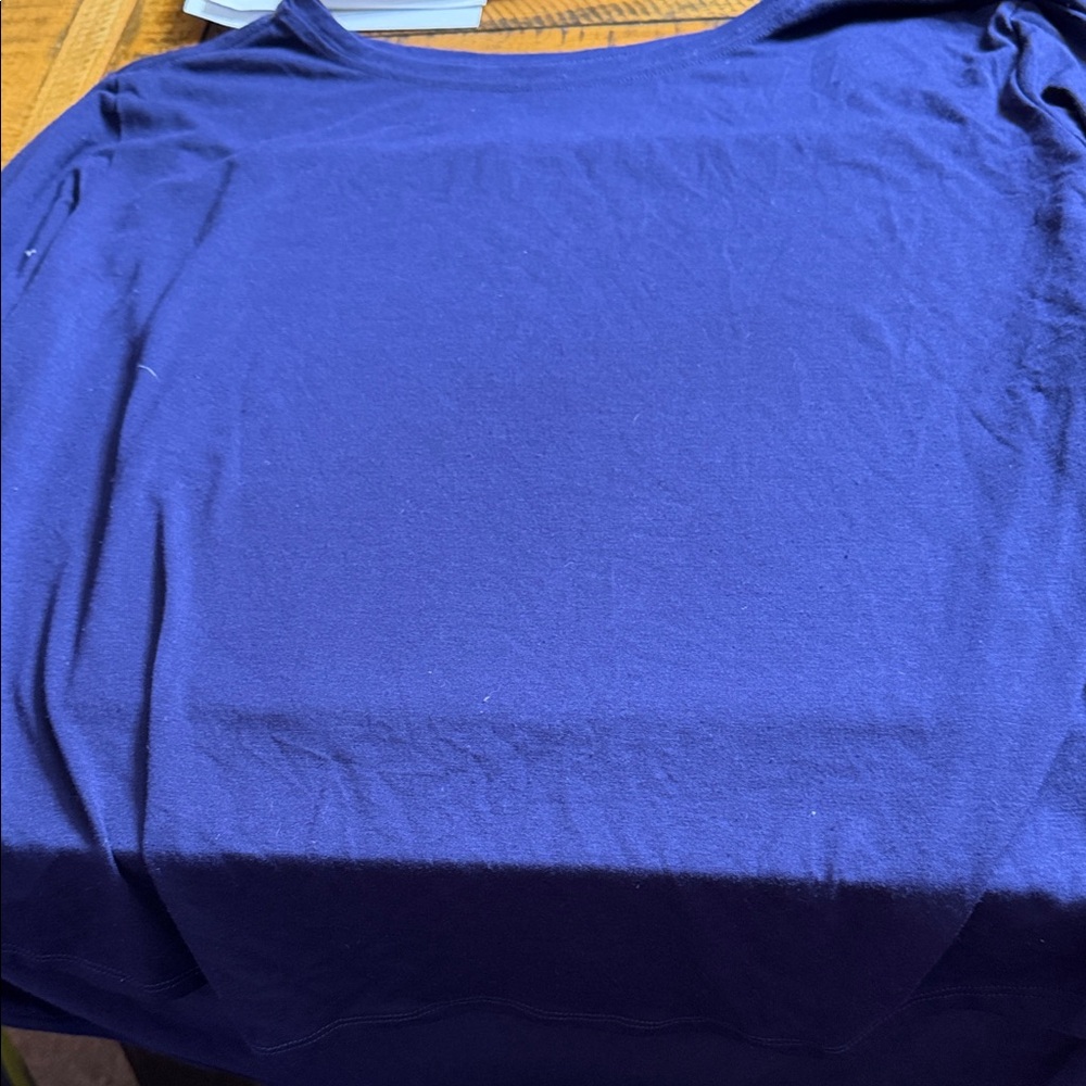 Adore Me Women's Long Sleeve Tee - Deep Blue